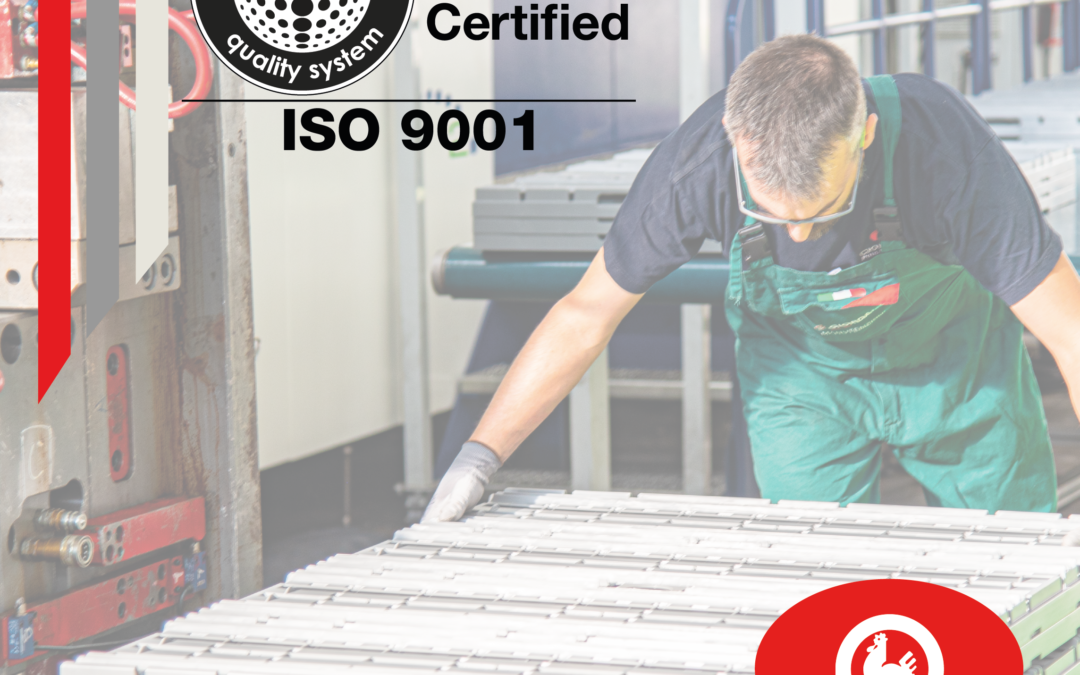 Компания Giordano Poultry Plast получила сертификат ISO 9001:2015.